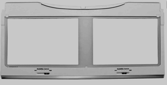 Samsung Fridge Veggie Bin Cover Shelf SRF671BFH2,