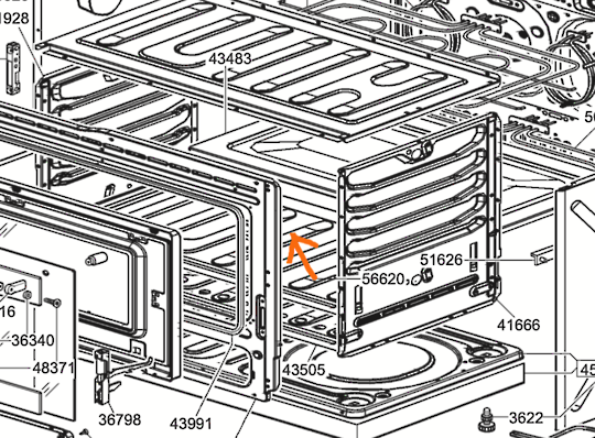 Smeg Oven Bottom Panel Cover for Under