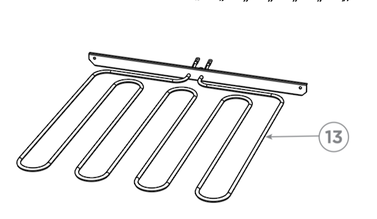 Fisher Paykel Elba Oven Lower Bake Element