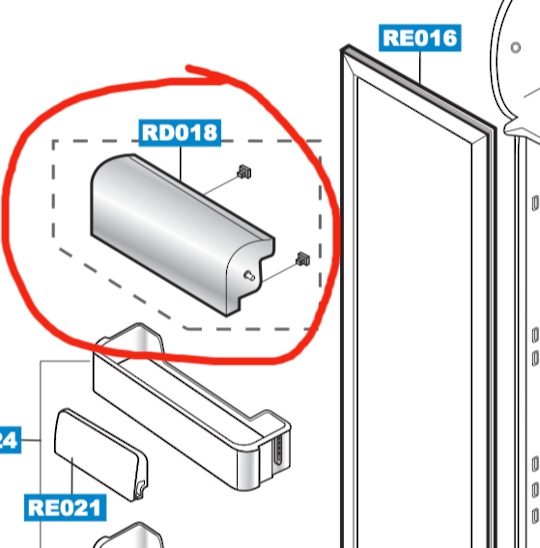 Samsung Fridge Upper Shelf Cover Dairy Shelf