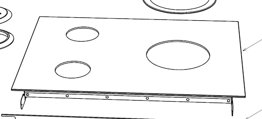 Fisher Paykel Cooktop Ceramic Glass Top CG603DNGGB1