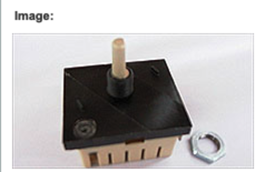 Fisher Paykel Elba Oven Warmer Draw Switch