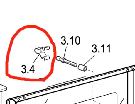 Delonghi and Fisher Paykel Oven Door Catch