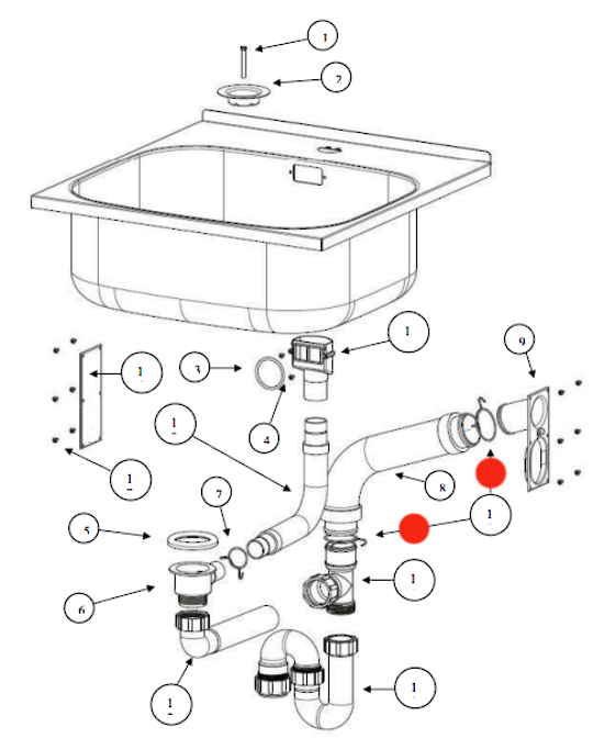 Robinhood Fisher Paykel Hose Clips Large ST7000SLIM,