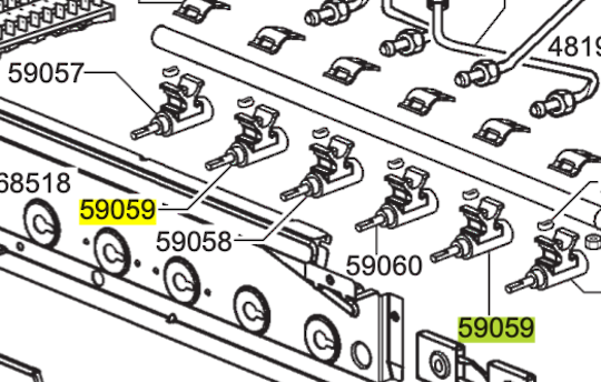 Smeg Freestanding Oven Gas Tap Burner Tap