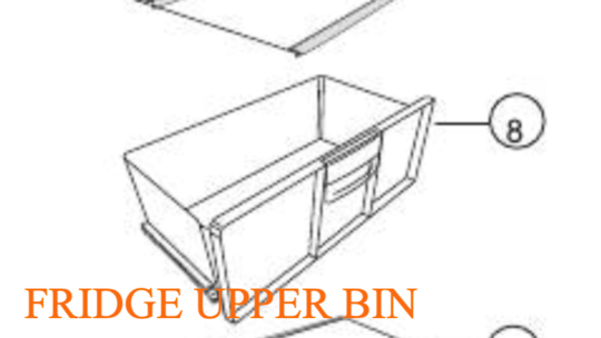 Panasonic Fridge Veggie Bin NR-BY552XSAU NR-BY552XWAU NRBY552XSAU