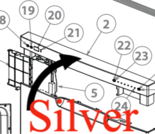 Fisher Paykel Elba Dishwasher Control Panel DW60CEX1,
