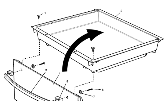 Westinghouse Simpson Plastic Storage Draw WLE626WA