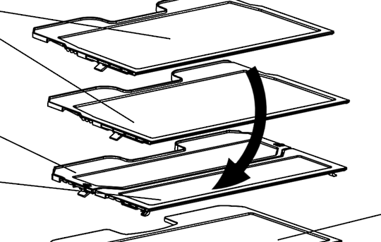 Mitsubishi Fridge Glass Shelf Front MR-CGX492EP-GSL-A2