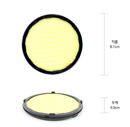 R9MASTER Robotic Vacuum Yellow/Green Dust Filter for