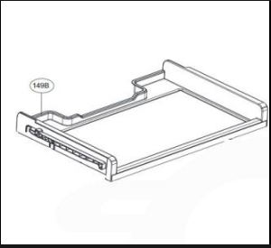 LG Fridge Shelf Pull Out Shelf. AHT74633801