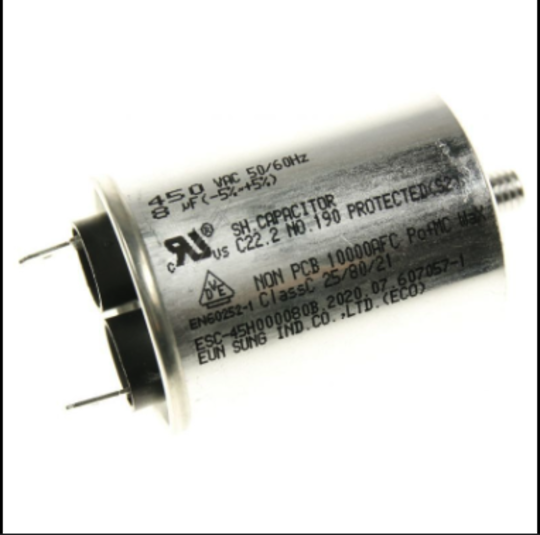Samsung Dryer Motor Capacitor - 2501-001339