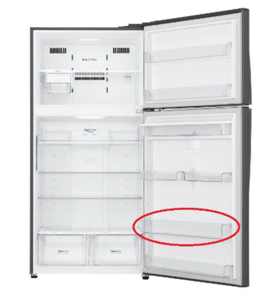 LG Fridge Door Basket - MAN62329501