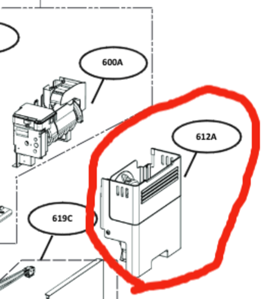 LG Fridge Ice Bucket Assy