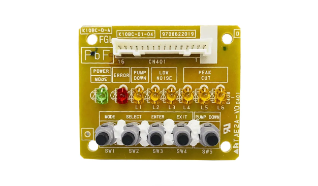 Fujitsu Aircon Heat Pump Outdoor Indicator Pcb AOTA45LCTL, AOTG34KMTB, AOTG34CMTB