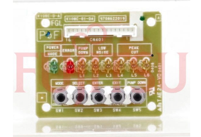 Fujitsu Aircon Heat Pump Outdoor Indicator Pcb AOTA45LCTL, AOTG34KMTB, AOTG34CMTB