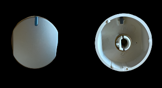 Miele Dishwasher Selector Program Knob 5540800 Black and Aluminium finish has bin changed to the silver