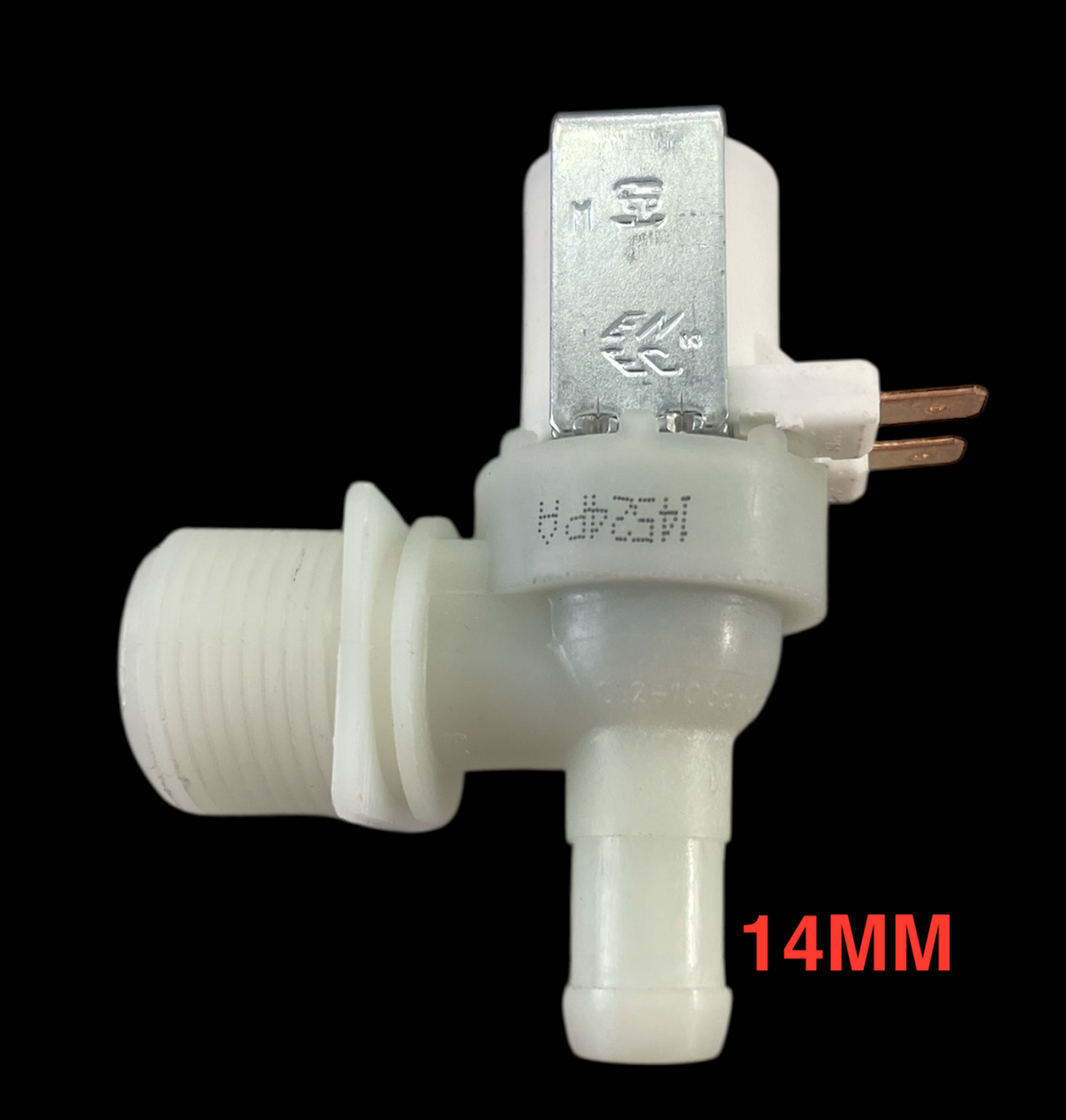 Inlet Valve – 240V, 14mm Outlet Suitable for many Electrolux ESF, AEG Lavamat, AEG Favorit, Husqvarna Cardinal, Zanussi, Rosenlew, and Elektro models.