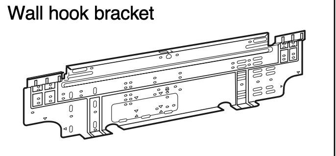 Fujitsu Air Conditioner Panel Bracket Assembly 9312752027 for ASYE & ASTA Series