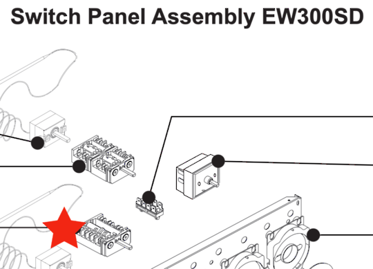 Westinghouse Simpson Oven Multi Function Multifunction Switch