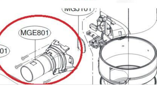 LG Cordless Vacuum Cleaner Pipe Connector MGE64530803