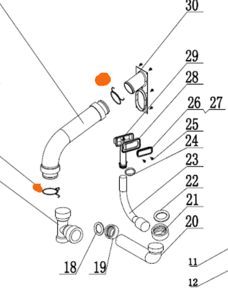 Robinhood Fisher Paykel Hose Clips Large ST7000SLIM,