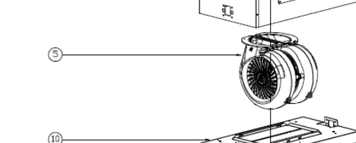 Robinhood Rangehood Motor Assy RPD3CL6BK, RPD3CL6WH, RPD3CL9BK, RPD3CL9WH
