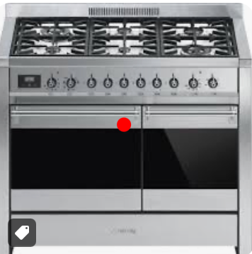 Smeg Oven Inner Glass A4-5 Left Or Right Side