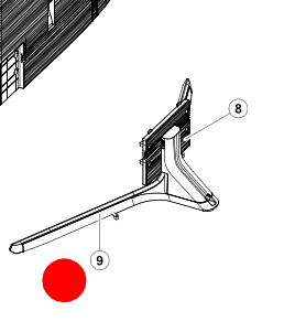 Samsung Tv Bottom Stand Assy number 8