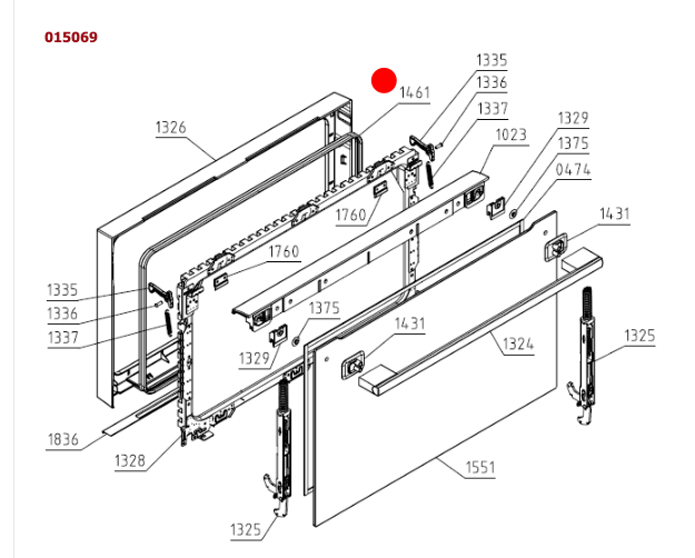 Asko Oven Door Seal 570675