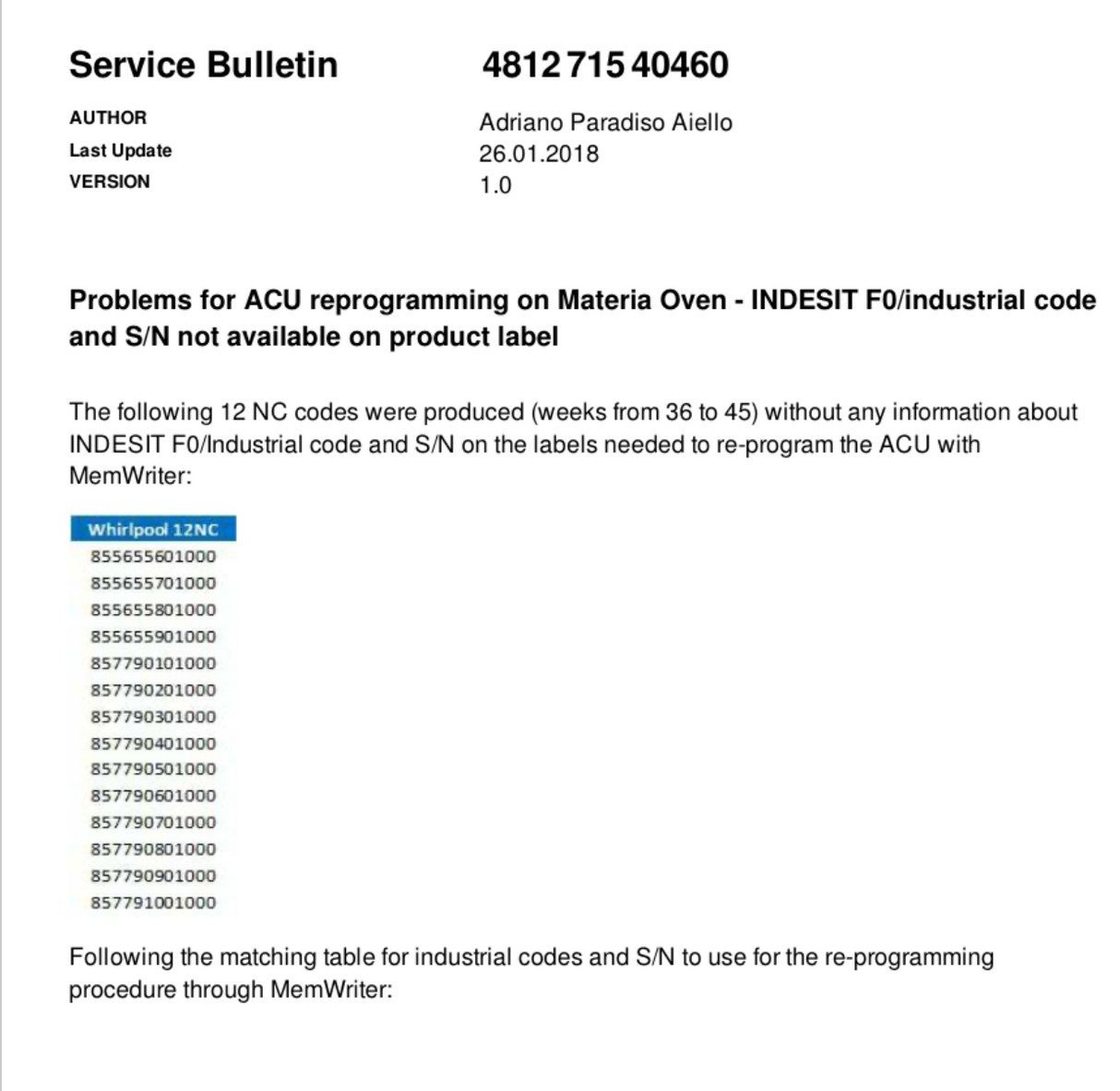 Whirlpool Ariston Indesit Oven Pcb Control Board 85331