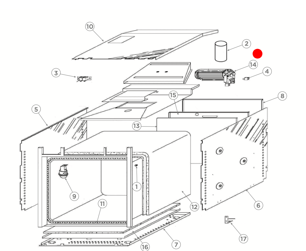 Haier Wall Oven Fan Motor -