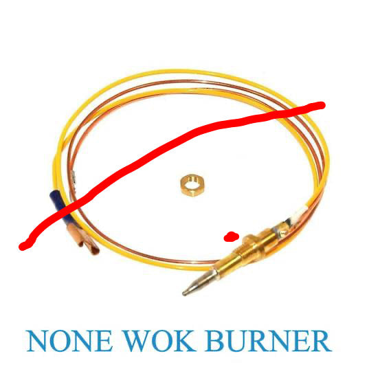 Smeg Oven and Cooktop Thermocouple SNZ34 NONE WOK BURNER Aux Burner Rapid Or Semi Rapid