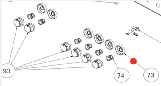 Omega and Everdure Oven Knob Disk Bezel UFEE52, UFEE61, ***047136