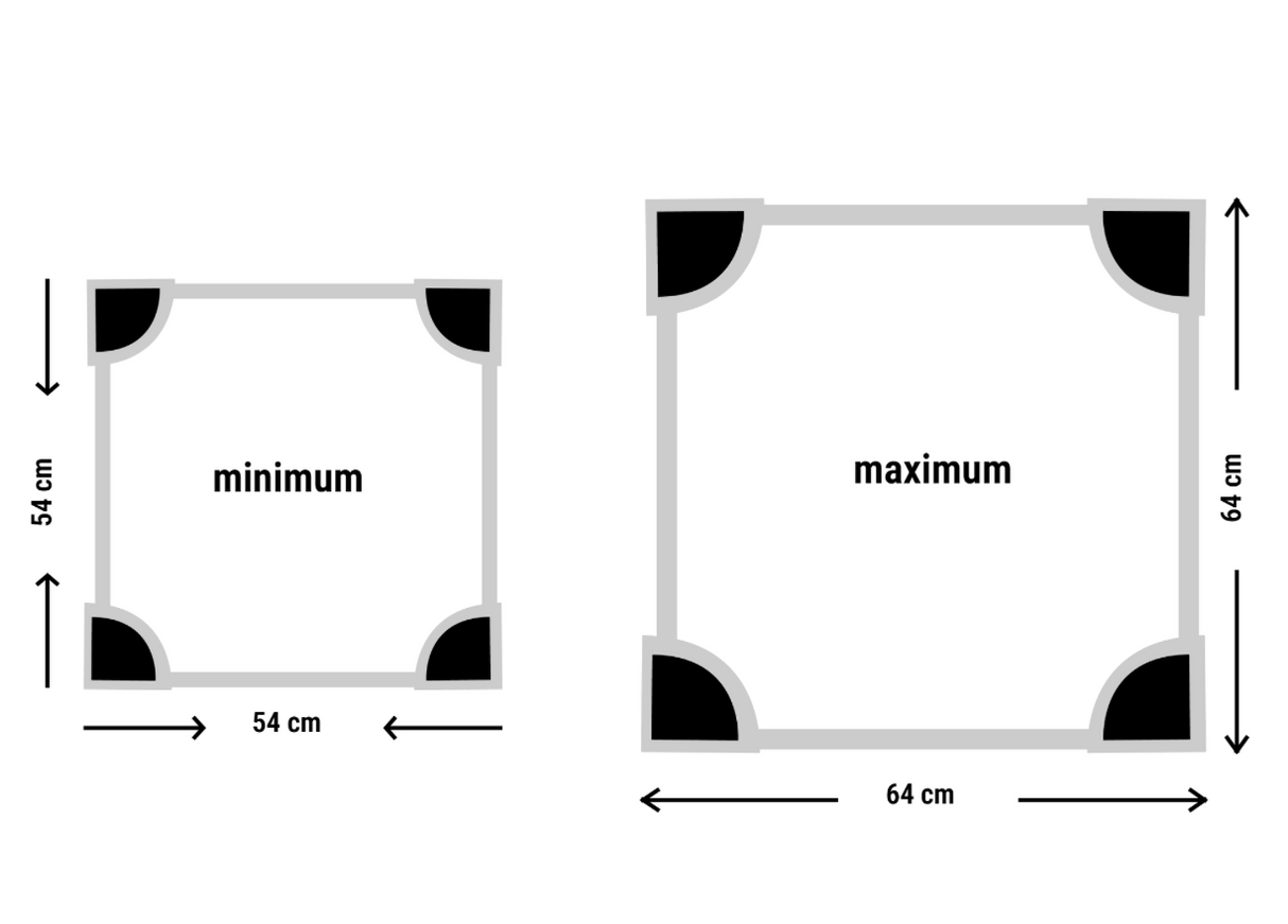 Universal Washing Machine Dryer Stacking Kit – Fits 540mm to 640mm Wide Laundry Appliances