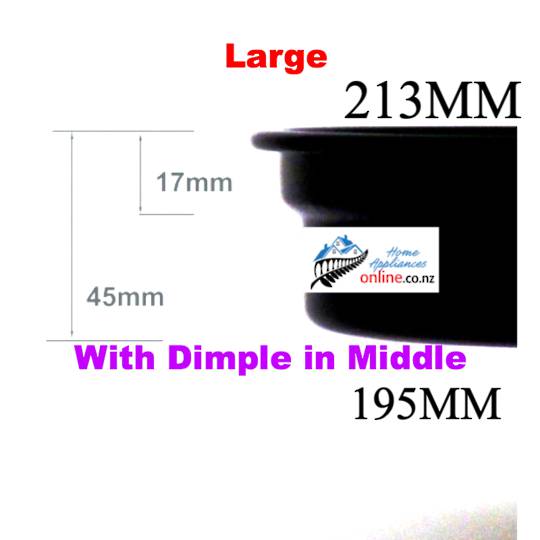 Simpson / Westinghouse 1U & 2U Large Element Spillage Bowl – 200mm with Centre Dimple