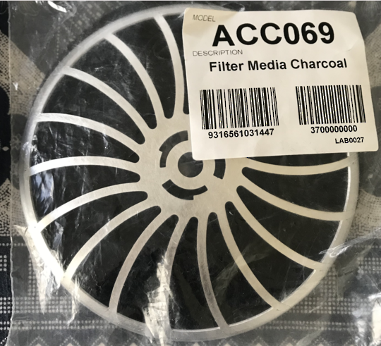 Westinghouse Simpson Rangehood Charcoal Filter RFC600, RFC602, RFC630, RFC632, RFC900, RFC902, RFC930, RFC932, RDN6, RGN6, RDN9