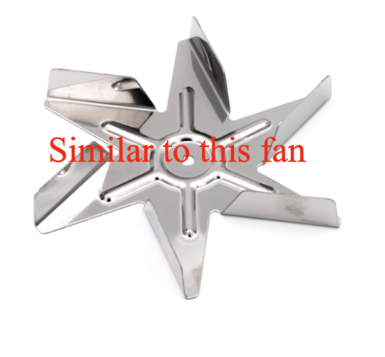 Classique Baumatic Omega Oven Rear Fan Blade CLO65XLSS, CLO65XLW, CLO65XLW1, BB60X4, BB60X4