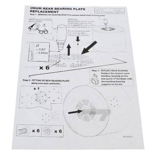 Ariston Indesit Whirlpool Hotpoint Tumble Dryer Teardrop