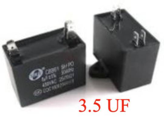 Capacitor 3.5 Uf 3.5UF, 450VAC, CBB61, Double
