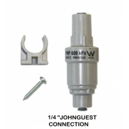 Water Pressure Reducer Valve 600kPa (85 PSI) Flow Meter & Pressure Limiting Valve for Water Filters