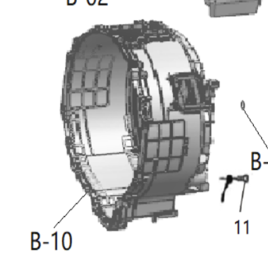 Panasonic Washing Machine Rear Tub