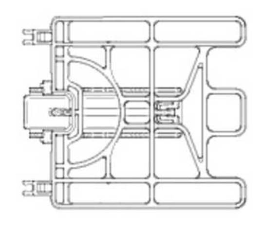 Ariston Indesit Dishwasher Short Flap Upper Basket