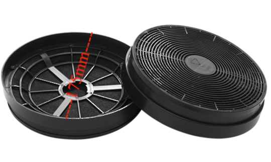 Rangehood Charcoal Carbon Filter 175mm Wide CF110 Pack of 2