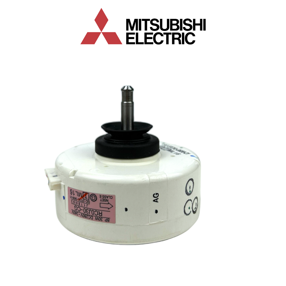 Mitsubishi Aircon Heat Pump Outdoor Fan Motor 30W. RC0J30-CG J118H93 SIC-37CVL-D830-21 Original