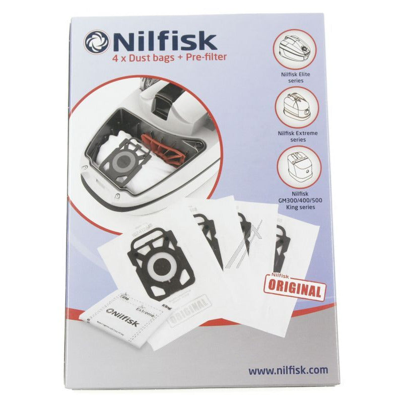 Nilfisk King 510 & 530 Vacuum Cleaner Bags – 107412688