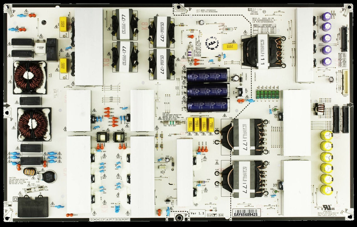 LG Television Power Supply Assy Pcb eay65689425