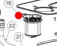 Fisher & Paykel Haier Dishwasher Fine Filter Assembly DW60UN2X2 DW60UT4I2 DW60FC2X2