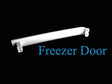 Haier Freezer Door Handle HTMR480WH , HTMR360WH,