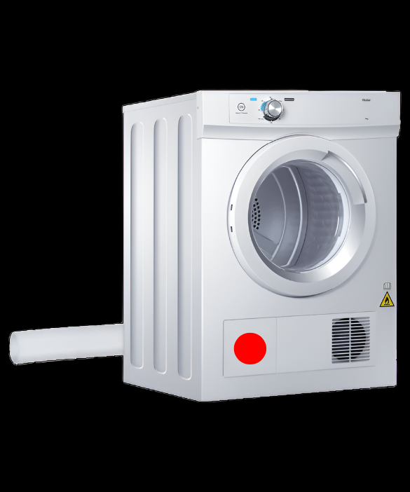 Fisher Paykel and Haier Dryer Vent Blanking Cap Front or Rear